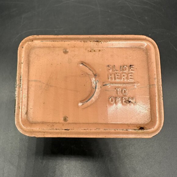 Vintage Tin Bathroom Vanity Decor 1950s Mid Century Metal Unique Kitschy Medical - Picture 6 of 11